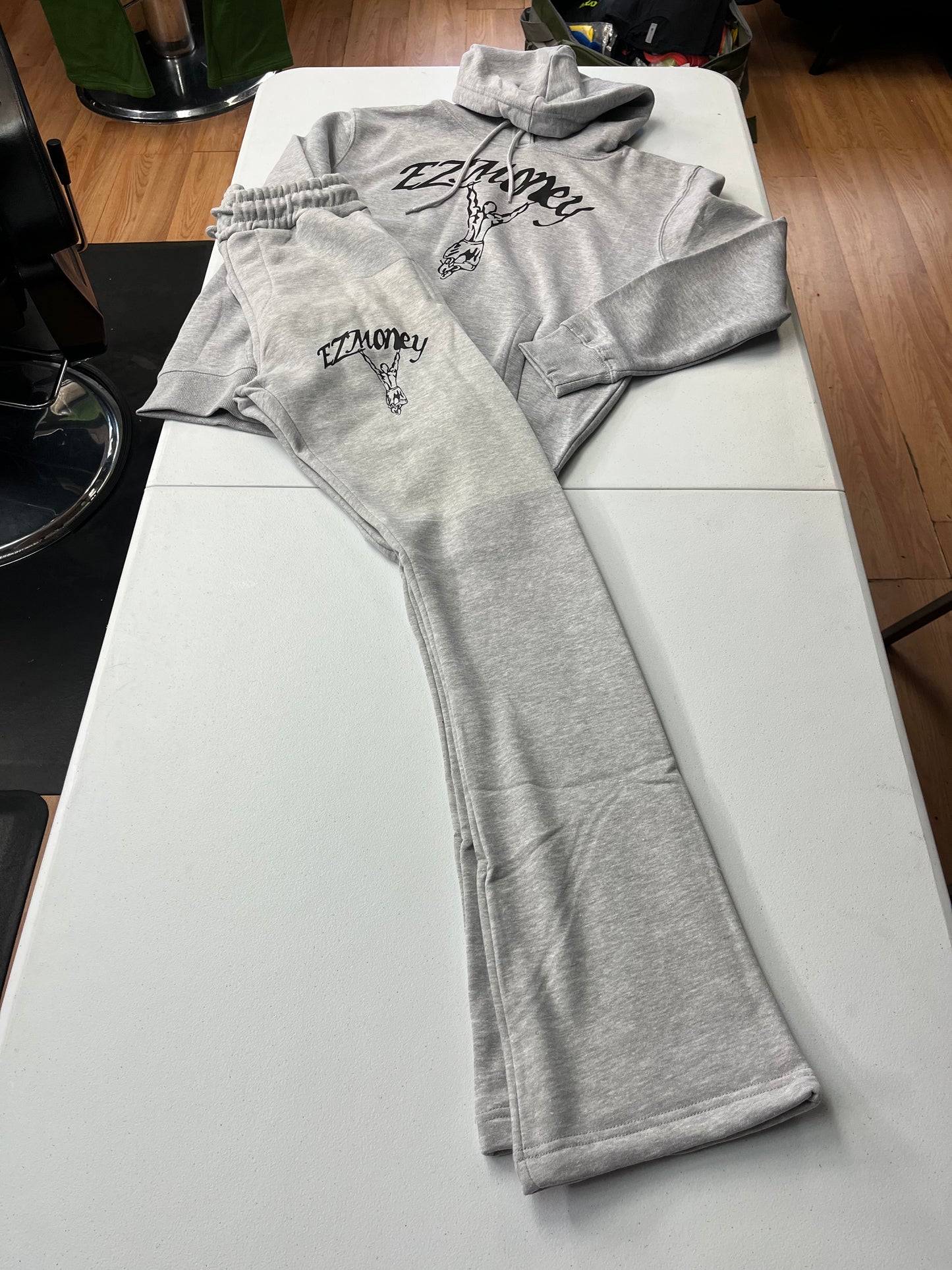 Grey stack sweatsuit